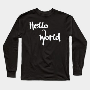 Hello world Long Sleeve T-Shirt